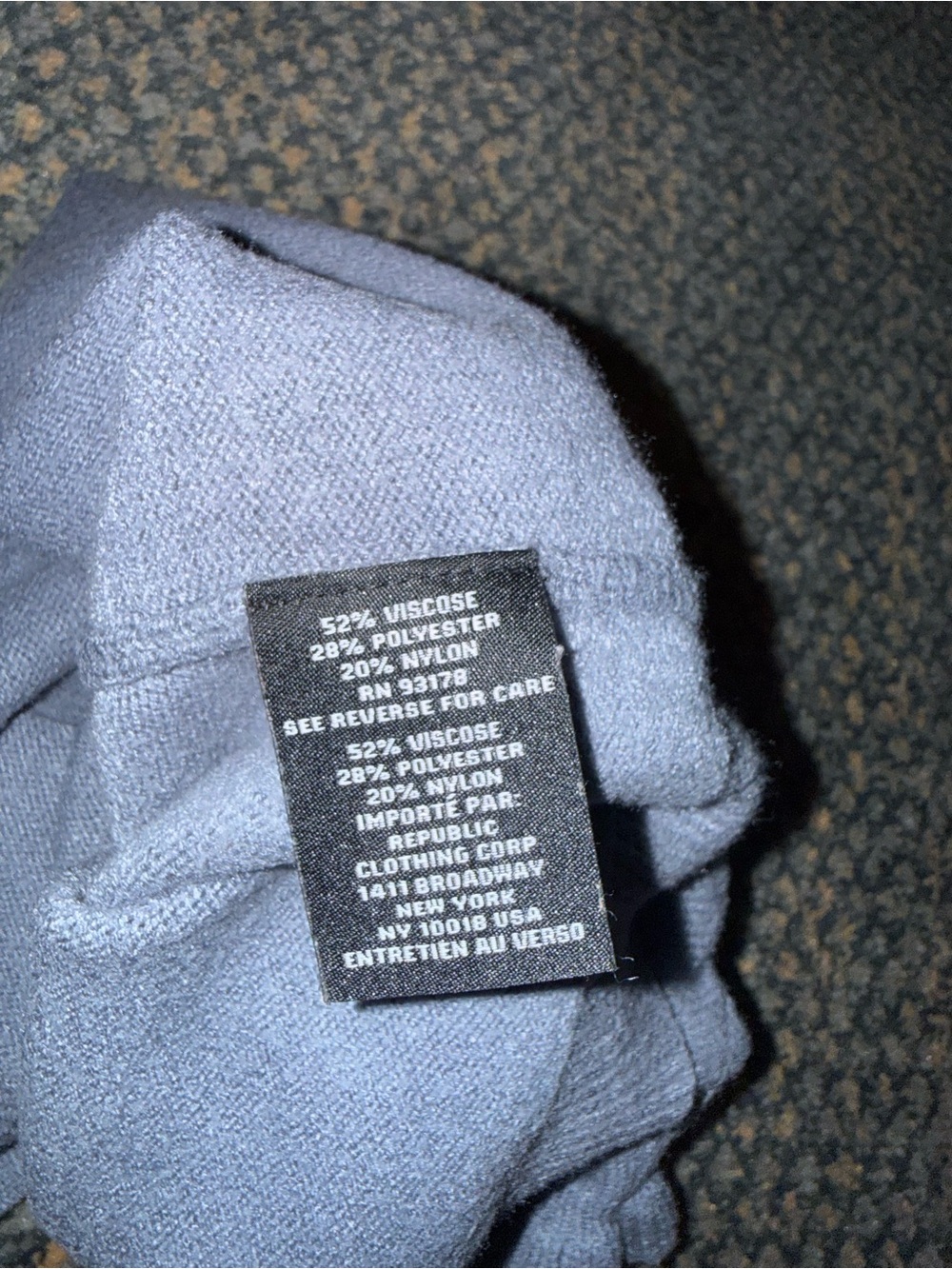 Light Blue Ruffle Neck Sweater - Picture 3 of 3